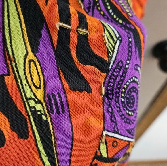 Meetu Magic Kaftan, Caftan, Swim cover, tribal pattern, boho, swimsuit, vacation - Picture 5 of 7